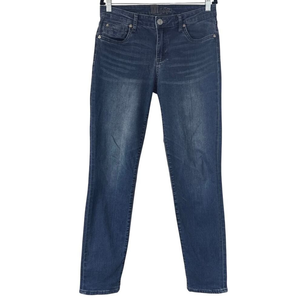 Kut From the Kloth Jeans Womens 8 Skinny Leg Denim Jeans Dark Wash EUC